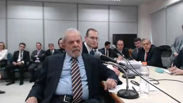 O ex-presidente Lula em seu 2 depoimento a Sergio Moro