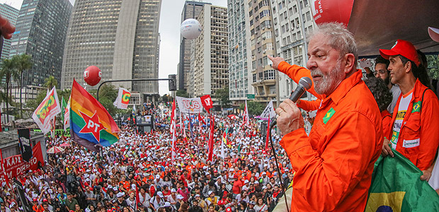 El ex presidente Lula, durante un evento en Ro