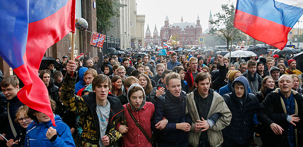 Protestos na Rússia marcam o dia 07.
