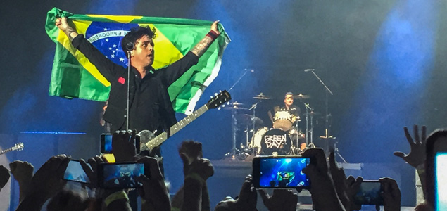 Green Day se apresenta no Rio de Janeiro