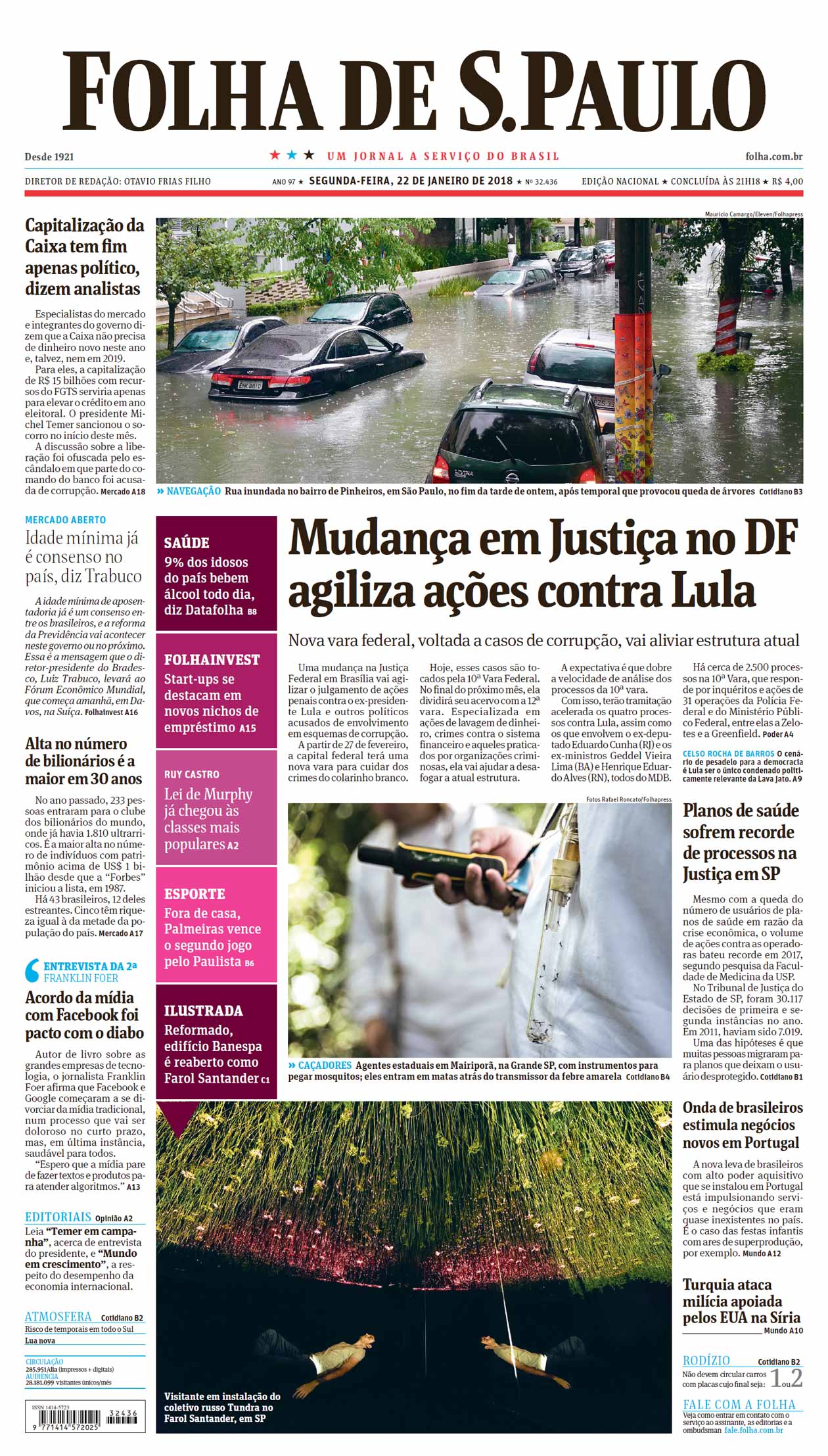 Capa Folha de S.Paulo Edio Nacional