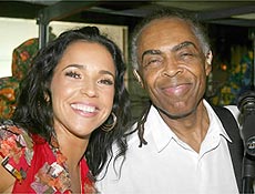 Daniela Mercury e ministro Gilberto Gil
