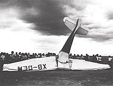 Imagem de avio em Texcoco, Mxico (1970)