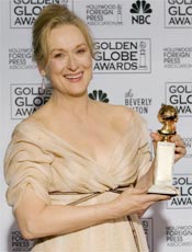 Meryl Streep ganha seu 6 Globo de Ouro
