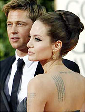 Hollywoodiano casal Angelina Jolie e Brad Pitt  destaque do Telecine