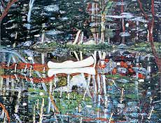 "White Canoe", de Peter Doig
