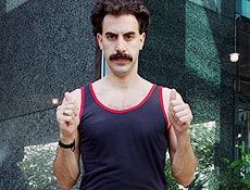 Ingls Sacha Baron Cohen  ator principal, produtor e roteirista do longa-metragem "Borat"