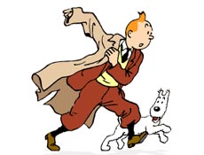 O reprter aventureiro Tintin foi criado h 78 anos pelo desenhista belga Herg