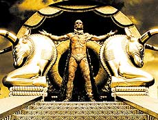 Rodrigo Santoro como o rei Xerxes em "300"