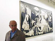 Famoso quadro de Picasso permanece exposto no museu Reina Sofia, em Madri