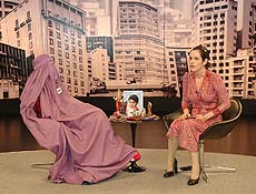 Rita Lee  convidada de Fernanda Young e aparece vestida de burca no programa da GNT 