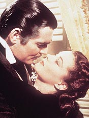 Clark Gable e Vivien Leigh viveram histria de amor clssica no cinema