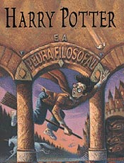 Capa do livro "Harry Potter<br> e a Pedra Filosofal"