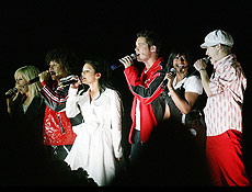 Grupo High School Musical durate show <br>no estádio do Morumbi, no domingo