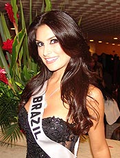 Natália Guimarães ficou em segundo lugar no Miss Universo