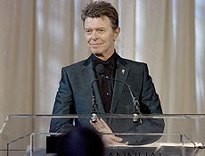 David Bowie foi um dos ganhadores do Webby Awards; o cantor brincou em discurso