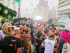 Em festa, verdadeiros "donos" da cidade <br> de So Paulo celebram a Parada Gay