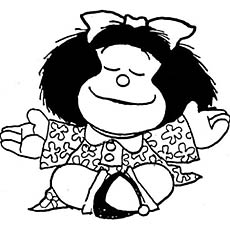Mafalda, criação de Quino, lutava para que o mundo melhorasse