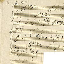 Oferta final por manuscrito de Mozart superou expectativas em leilo em Londres