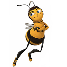 A abelha Berry B. Benson  protagonizado pelo comedidante "Jerry Seinfeld"