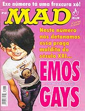 Em 2006, revista "Mad" satirizava a onda emo no Brasil