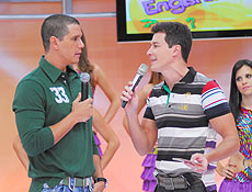 Márcio Garcia passa comando do "Melhor do Brasil" para Rodrigo Faro, na Record; programa será exibido em 12-04-2008