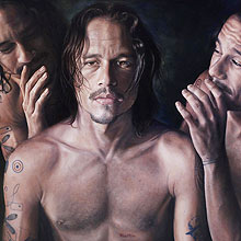 Retrato de Ledger pintado por Vincent Fantauzzo foi premiado na Austrlia