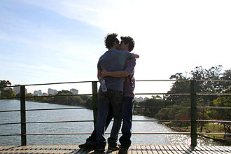Parque Ibirapuera, o mais famoso da cidade,  dos principais lugares de convivncia e paquera gay na capital paulista