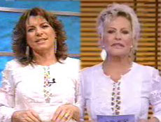 Olga, na Rede TV!, foi ao ar na sexta-feira com blusa igual à que a Ana Maria usou ontem