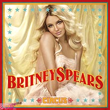 A capa de "Circus", novo disco de Britney Spears, foi divulgada no site oficial da cantora