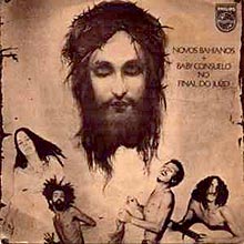Capa do compacto "Novos Baianos e Baby Consuelo no Final do Juízo", de 1971
