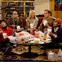 Cena do seriado "The Big Bang Theory", cuja primeira temporada est disponvel em DVD no Brasil 