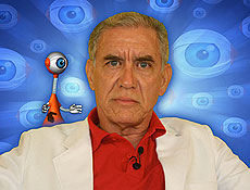 Norberto,63, o participante mais velho do "BBB",  radialista e ator