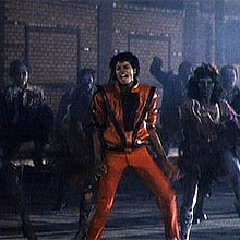 Cena do clip "Thriller", de Michael Jackson: seus vídeos eram quase cinematográficos