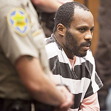 Earl Simmons, o rapper DMX, durante uma audincia em que foi condenado, em 2009