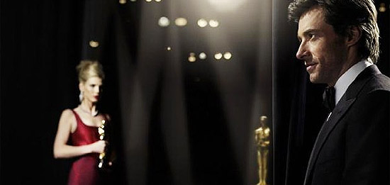 Hugh Jackman em foto promocional da ABC para a cerimônia do Oscar 2009