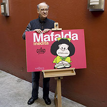 Texto: Argentine cartoonist Joaquin