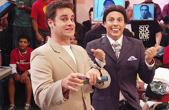 Personagens Silvio e Vesgo em uma imagem de arquivo do &quot;Pânico na TV&quot;
