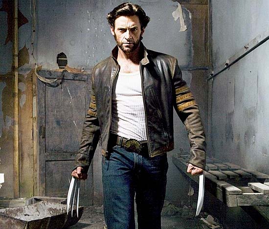 Ator Hugh Jackman no primeiro filme sobre o herói, "X-Men Origens: Wolverine", de 2009
