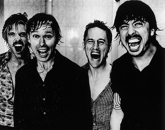 Os integrantes do Foo Fighters, que comearo a gravar novo disco em setembro