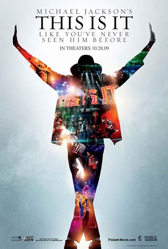 Cartaz do filme &quot;Michael Jackson: This Is It"; trailer será exibido domingo durante o VMA