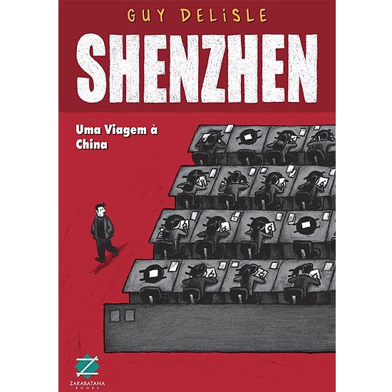 Capa do livro "Shenzhen - Uma Viagem à China", que traz o relato de viagem de Guy Delisle em quadrinhos 