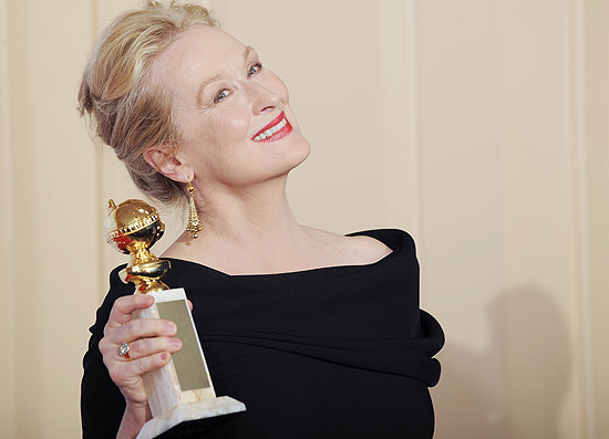 Meryl Streep recebeu o Globo de Ouro de melhor atriz de comdia por seu papel em &quot;Julie &amp; Julia&quot;