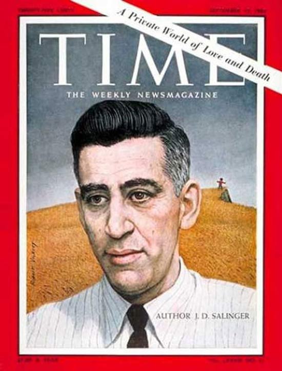 J.D. Salinger na capa da &quot;Time&quot; em setembro de 1961