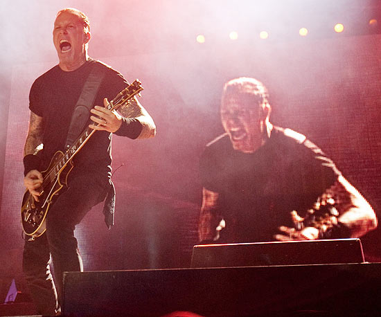 James Hetfield, vocalista do Metallica; banda se apresentar em maio em Israel