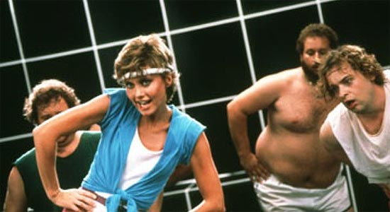 Olivia Newton-John em cena do clipe de "Physical"; msica foi eleita a mais sexy da histria