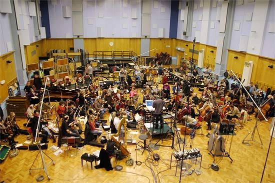rea interna do estdio Abbey Road, que foi colocado  venda pela gravadora EMI 