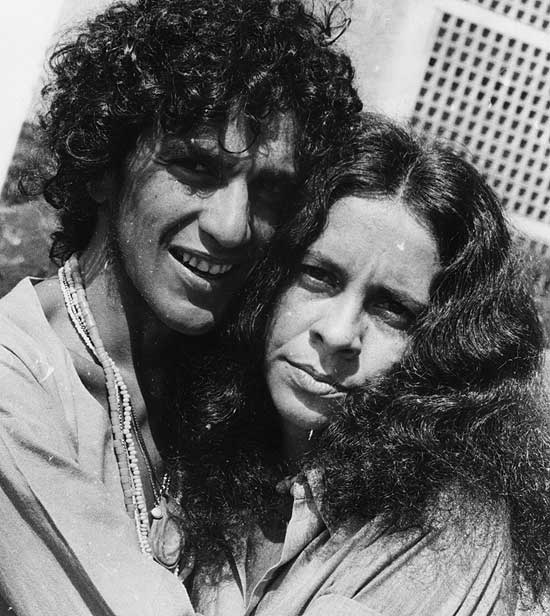 Caetano Veloso e Gal Costa no Rio de Janeiro, em 1978; cantora espera que colega produza seu novo disco