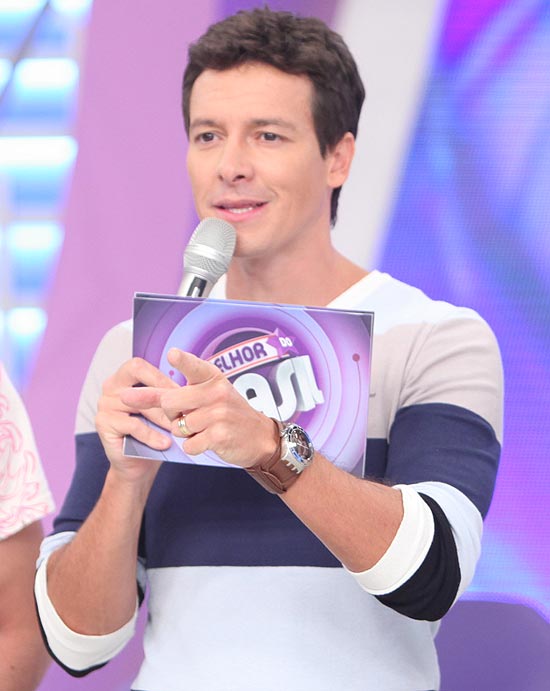 O ator e apresentador Rodrigo Faro