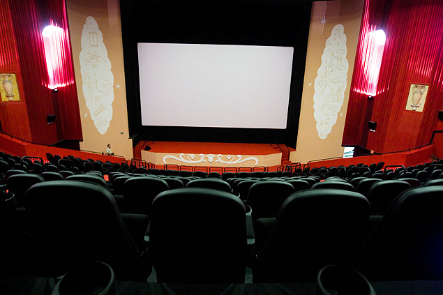 Sala principal do Cine Marabá, localizado na avenida Ipiranga  (região central de São Paulo)